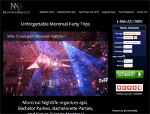 Tablet Screenshot of montrealnitelifetours.com